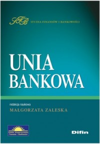 Unia bankowa - okładka książki