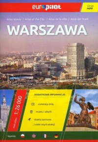 Warszawa. Mini Atlas miasta - okładka książki