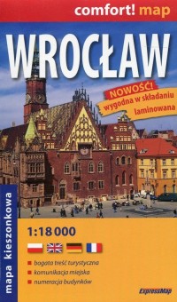 Wrocław plan miasta (skala 1: 18 - okładka książki