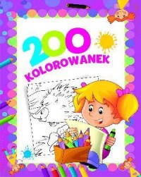 200 kolorowanek - okładka książki