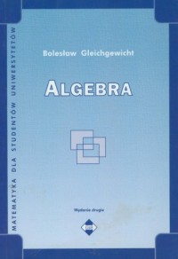 Algebra. Matematyka dla studentów - okładka książki