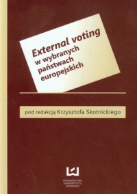 External voting w wybranych państwach - okładka książki