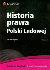Historia prawa Polski Ludowej - okładka książki