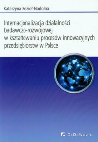 Internacjonalizacja działalności - okładka książki