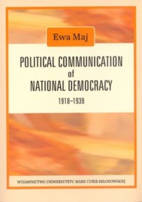 Political Communication of National - okładka książki