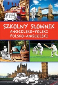 Szkolny słownik angielsko-polski, - okładka podręcznika
