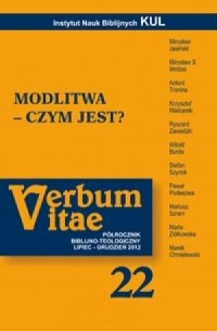 Verbum Vitae 22 (2012). Modlitwa - okładka książki