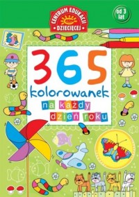 365 kolorowanek na każdy dzień - okładka książki