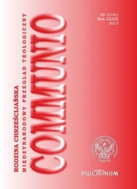 Communio nr 1(181)/2013. Rodzina - okładka książki