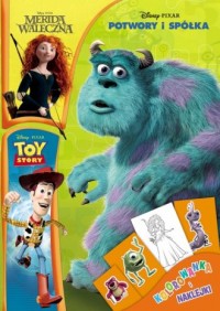 Disney Pixar. Kolorowanka i naklejki - okładka książki