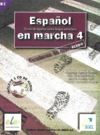 Espanol en marcha 4. Ćwiczenia - okładka podręcznika