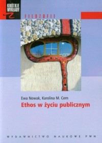 Ethos w życiu publicznym - okładka książki
