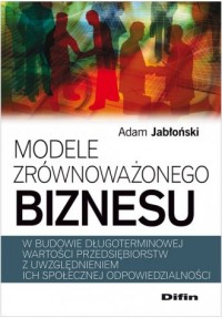 Modele zrównoważonego biznesu w - okładka książki