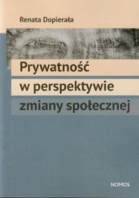 Prywatność w perspektywie zmiany - okładka książki