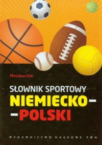 Słownik sportowy niemiecko-polski - okładka podręcznika