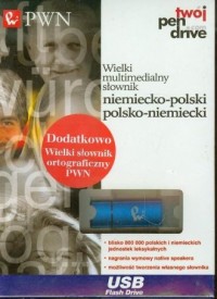 Wielki multimedialny słownik niemiecko-polski, - okładka książki