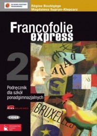 Francofolie express 2. Szkoła ponadgimnazjalna. - okładka podręcznika