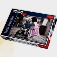 Pierwszy pocałunek (puzzle - 1000 - zdjęcie zabawki, gry