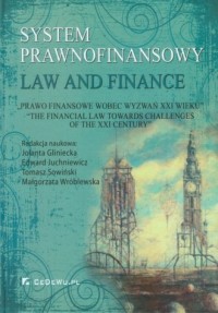 System prawnofinansowy / Law and - okładka książki