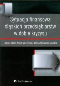 Sytuacja finansowa śląskich przedsiębiorstw - okładka książki