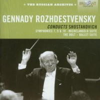 Gennady Rozhdestvensky conducts - okładka płyty