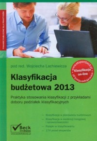 Klasyfikacja budżetowa 2013. Praktyka - okładka książki