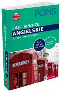 Last Minute. Angielskie rozmówki - okładka książki