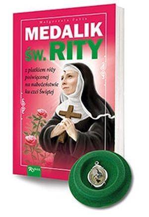 Medalik św. Rity - okładka książki