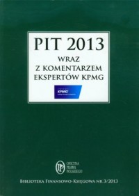 PIT 2013 z komentarzem ekspertów - okładka książki