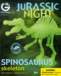 Świecący w ciemności Spinozaur - zdjęcie zabawki, gry