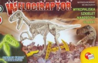 Welociraptor. Szkielet świeci w - zdjęcie zabawki, gry