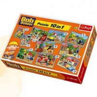 Bob Budowniczy (puzzle 10 w 1, - zdjęcie zabawki, gry