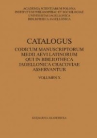 Catalogus codicum (vol. 10) manuscriptorum - okładka książki