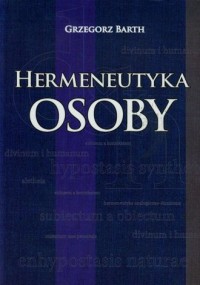 Hermeneutyka osoby - okładka książki