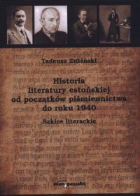 Historia literatury estońskiej - okładka książki