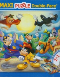Mickey Mouse i Goofy (puzzle dwustronne - zdjęcie zabawki, gry