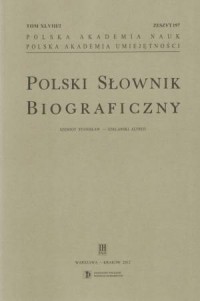 Polski Słownik Biograficzny. Tom - okładka książki