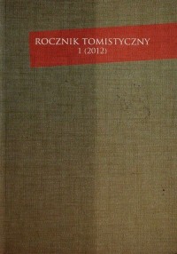 Rocznik Tomistyczny 1/2012 - okładka książki