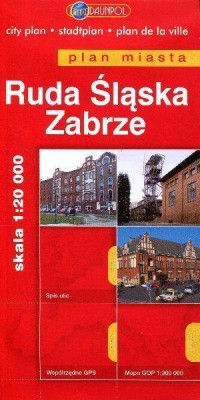Ruda Śląska. Zabrze. Plan miasta - okładka książki