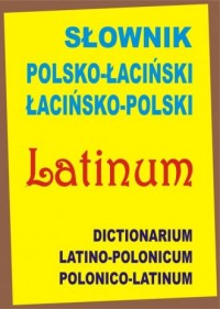 Słownik polsko-łaciński, łacińsko-polski - okładka podręcznika