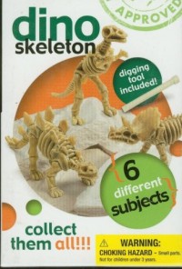 Wykopaliska szkielety dinozaurów. - zdjęcie zabawki, gry