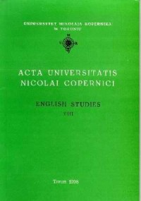 AUNC, English Studies VIII - okładka podręcznika