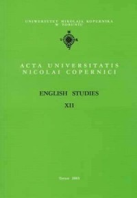 AUNC, English Studies XII - okładka książki