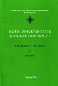 AUNC, Filologia polska LIX - okładka książki