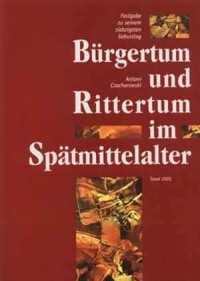 Bürgertum und Rittertum im Spätmittelalter - okładka książki