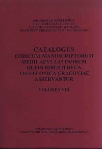 Catalogus codicum (vol.8) manuscriptorum - okładka książki