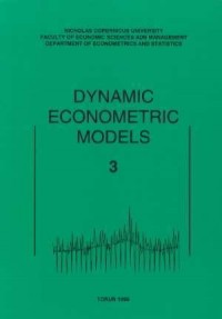 Dynamic Econometric Models 3 - okładka książki