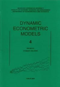Dynamic Econometric Models 4 - okładka książki