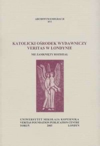 Katolicki Ośrodek Wydawniczy Veritas - okładka książki