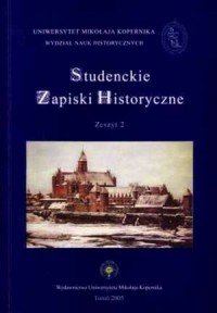 Studenckie Zapiski Historyczne. - okładka książki